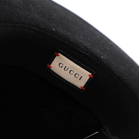 chapeau gucci noir